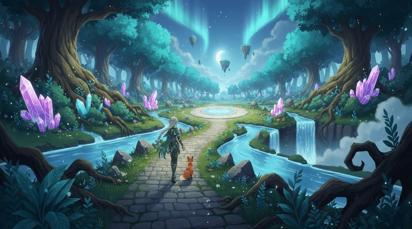 N&My World — Forêt magique, Garden Island